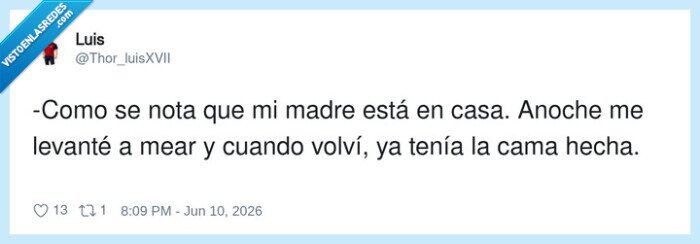 madre,cama,hecha,regreso,noche